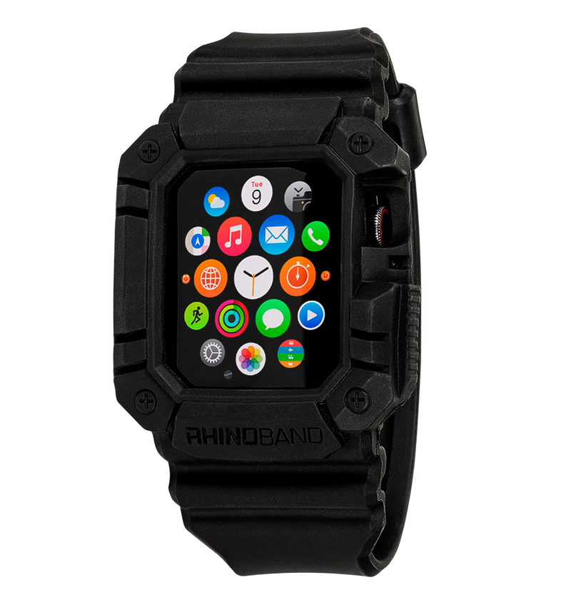 Rugged Apple Watch Band Black Apple Watch Band Rhino Brand